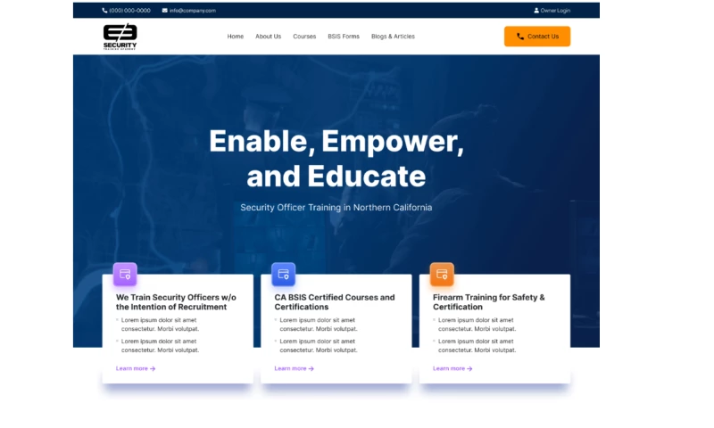 Security Training Company