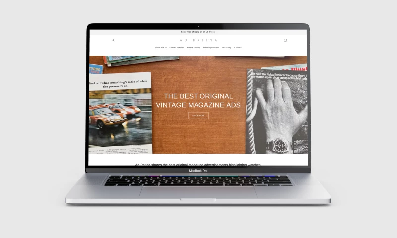 Kreativa Group - New Website for Ad Patina leads to a 56% Improvement in Conversion Rate