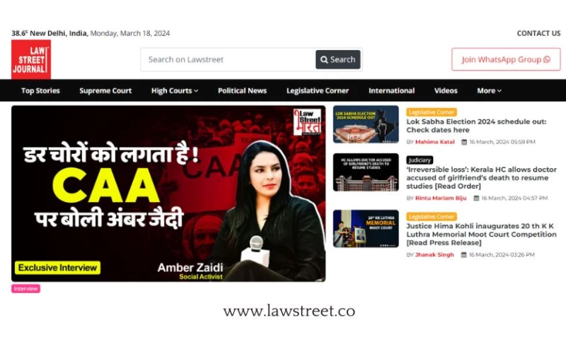 OnlinXP - LawStreet Journal