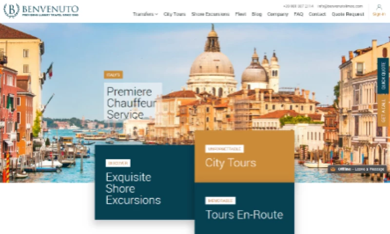 Benvenuto - Tour & Travel Website