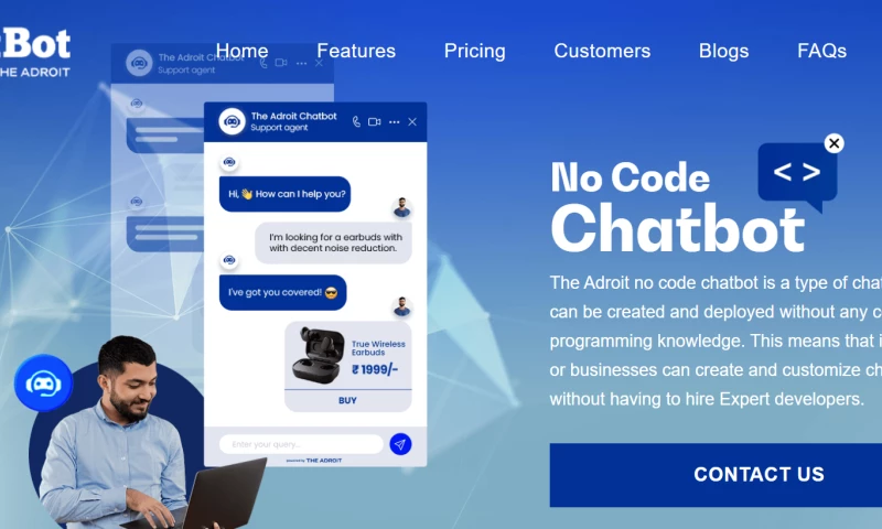 The Adroit - Chatbot builder for Website