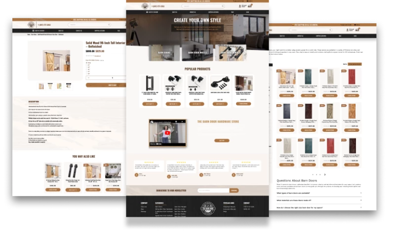 MAK Digital Design - The Barn Door Hardware Store
