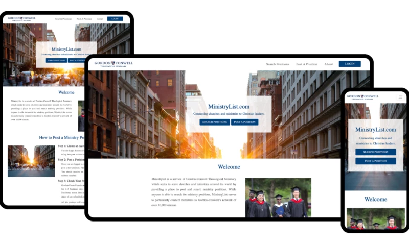Gordon Conwell Ministry List