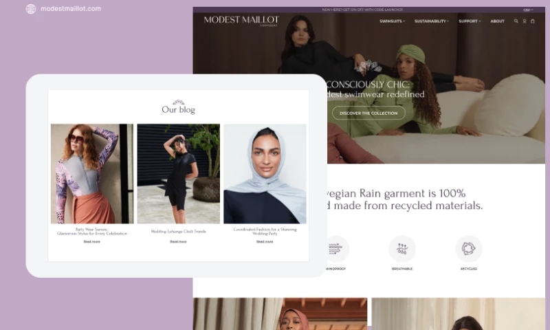 Modest Maillot, Sustainable Swimwear Brand