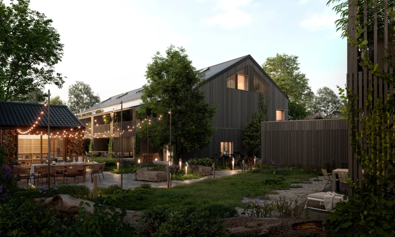 Render Vision - Exterior Visualization of the Apartment Building in Geretsried, Germany