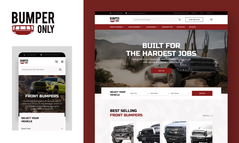 Paspartoo - Bumperonly: Custom Shopify Theme Design and Development. Apps Installation