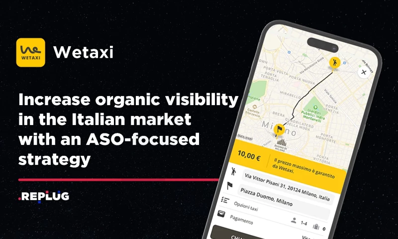 Wetaxi: IMPROVE ORGANIC APP DISCOVERABILTY