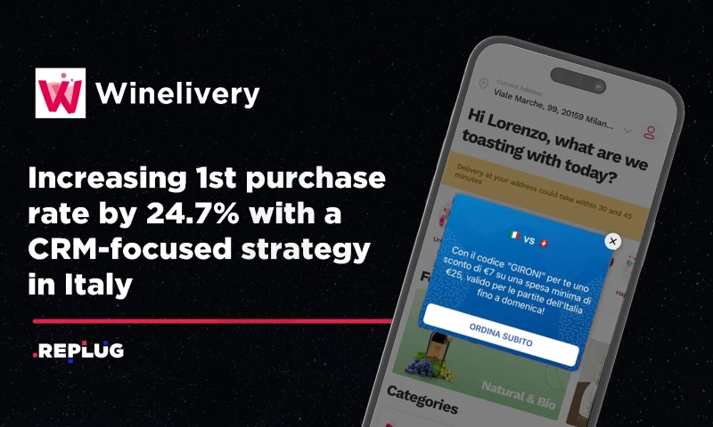 REPLUG - Winelivery: IMPROVE SUCCESS METRICS WITH CRM STRATEGY
