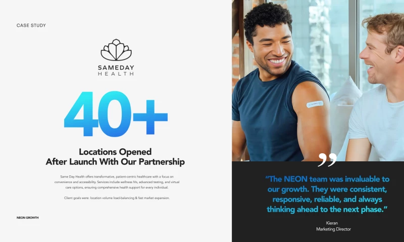 Neon Growth - Telehealth Clinic Expands to 40+ Locations