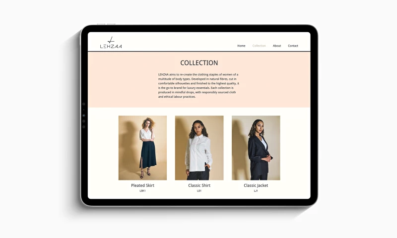 Lehzaa Brand Identity and Website