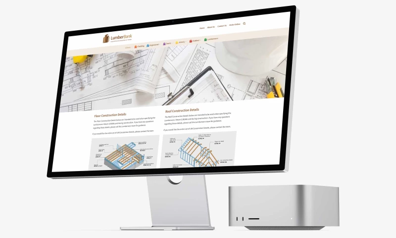 Lumberbank Rebrand - Website, brochures, signage