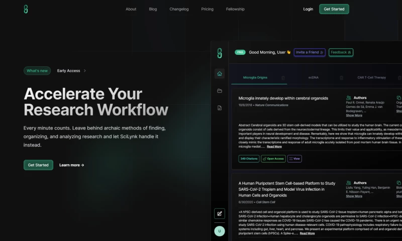 Alian Software - Scilynk: Social Media Platform for Researchers