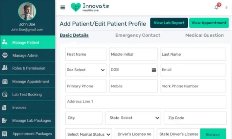 Emergency Healthcare Platform