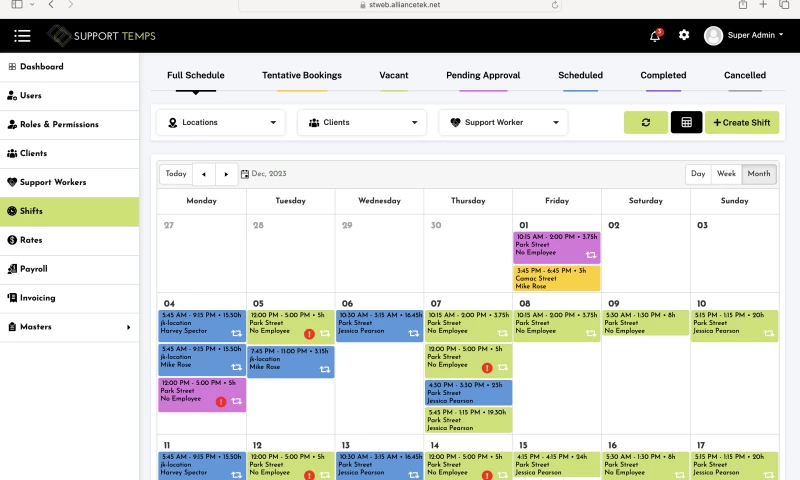 AllianceTek Inc. - Support Temp