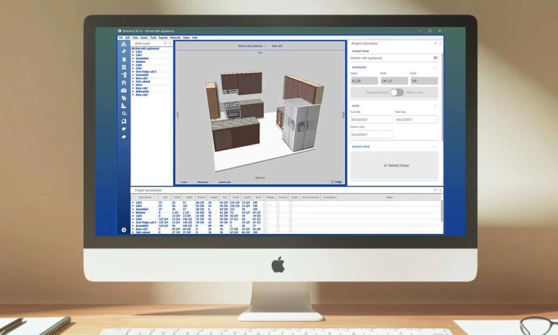 SketchList 3D Woodworking Design Software