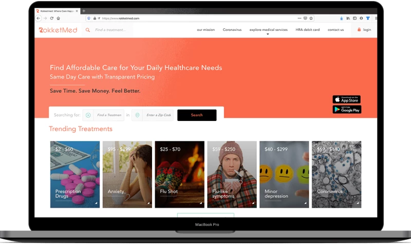 RokketMed - Web App Development