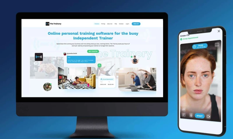 The Trainory Web design