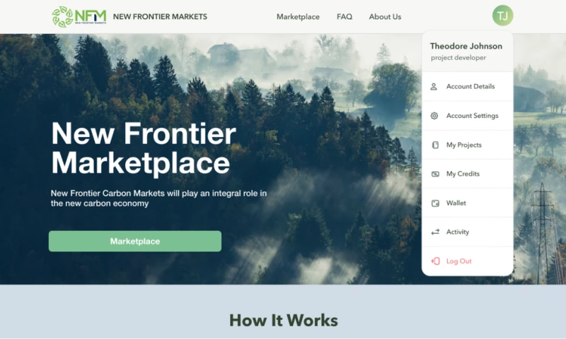 Unicsoft - Blockchain Driven Carbon Credits Marketplace