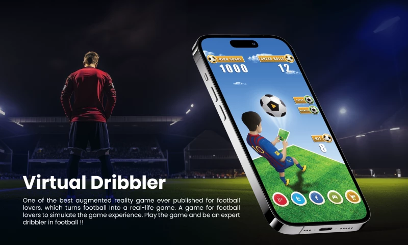 Softnotions Technologies - Virtual Dribbler turns football Into a real-life game.
