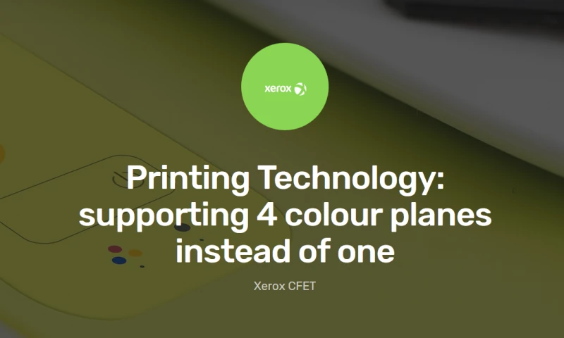 Ketek - Printing Technology: supporting 4 colour planes instead of one