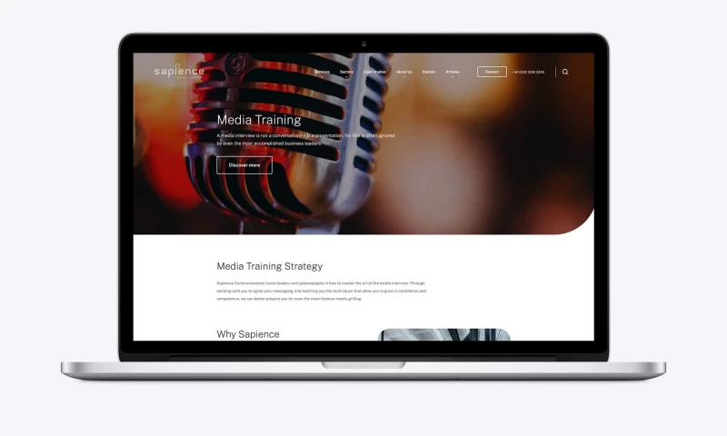 London Web Design Agency - Sapience Communications