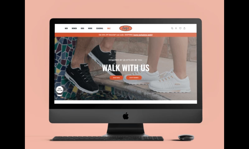 Protocloud Technologies - LUGZ FOOTWEAR E-COMMERCE WEBSITE DEVELOPMENT