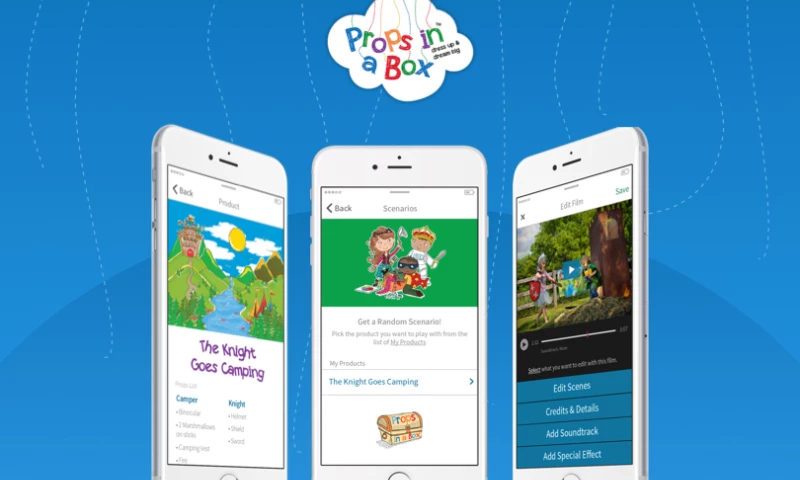 Props in a Box Movie Maker App