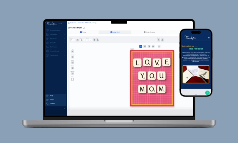 Thankster Web App Development