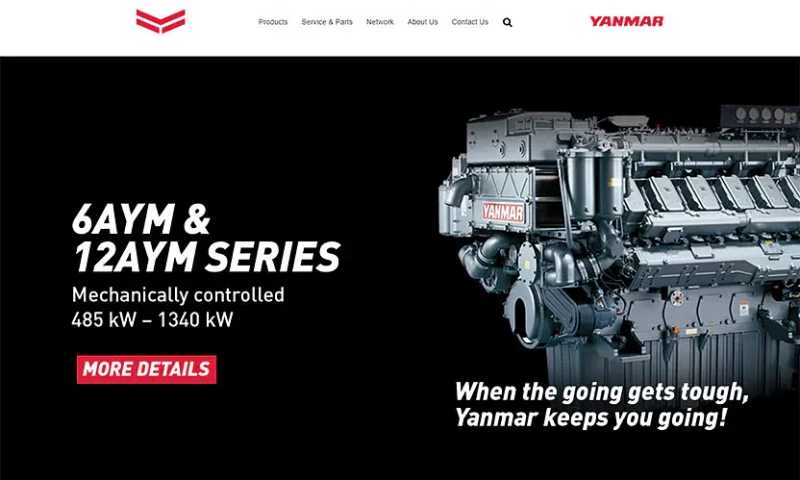 Xfive - WordPress Website Development for engine manufacturer