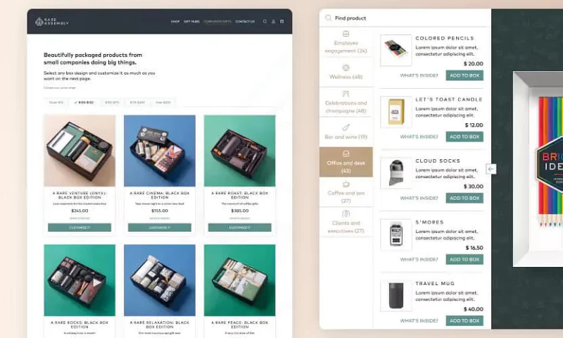Xfive - Complex Shopify gift store design & dev