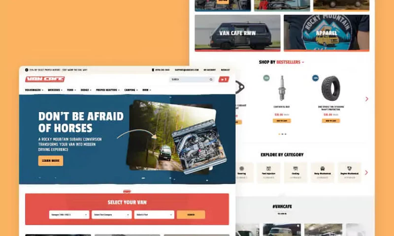 Xfive - BigCommerce WebDesign for Auto Parts Manufacturer