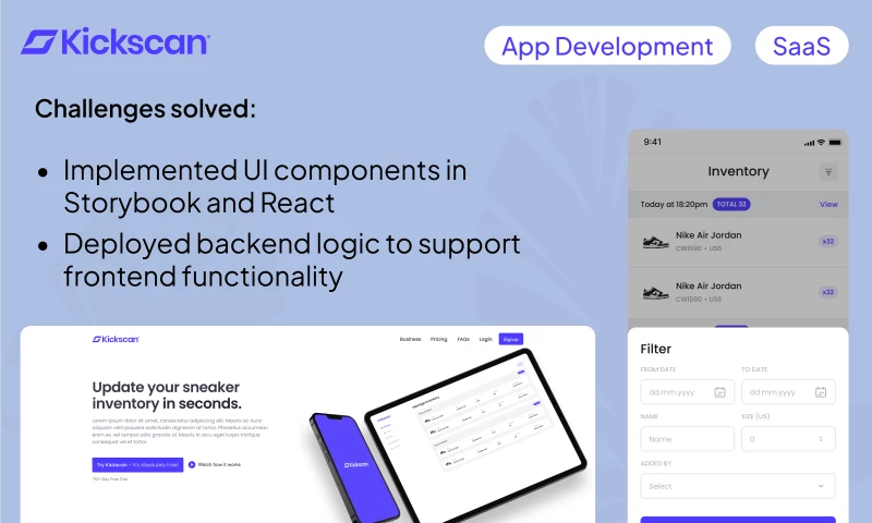 Sagewill - Kickscan: Sneaker reselling web application