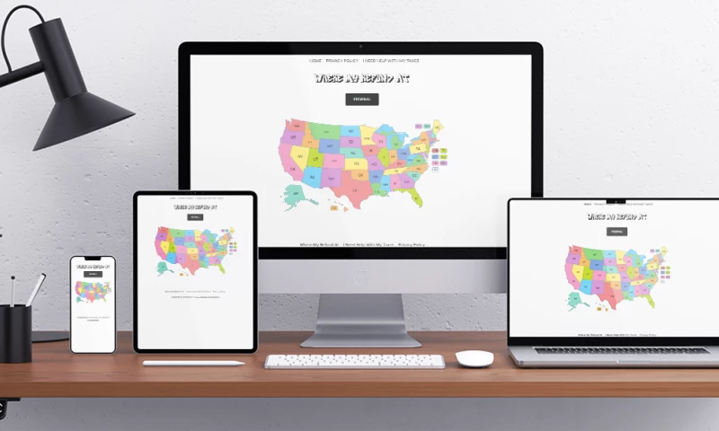 STL Website Development - Where My Refund At: Tax Refund Tracking Website