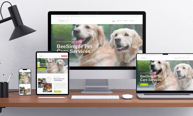 STL Website Development - BeeSimplePets: Website Development And Maintenance For A Local Pet Care Company.