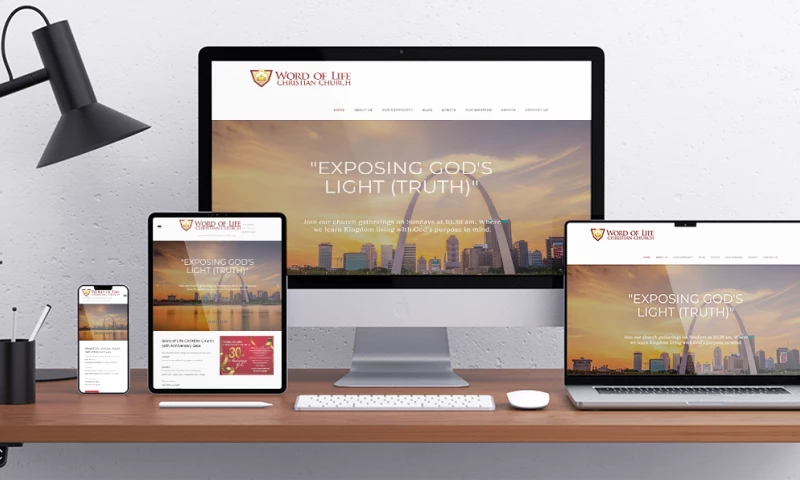 STL Website Development - Website Development, Logo Design, And Maintenance For A Local Church Located In St. Louis, MO.