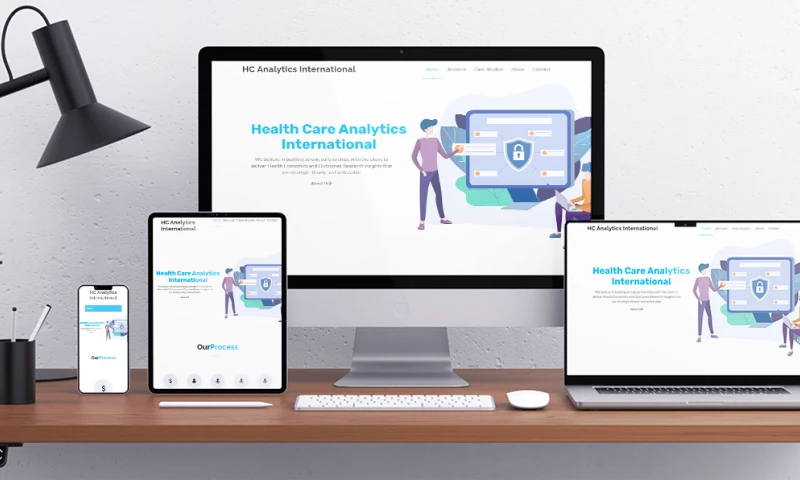 STL Website Development - Health Care Analytics International: New Website For An International Health Care Analytics Start Up.