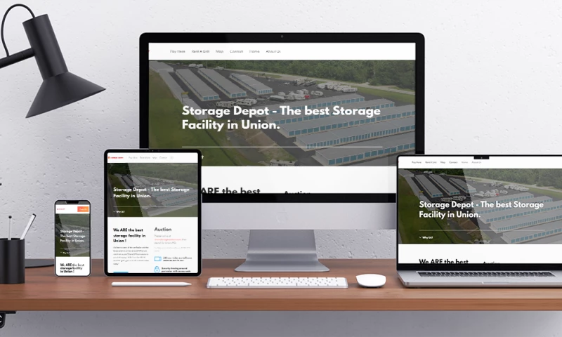 STL Website Development - Revitalizing Storage Depots Online Presence: Website Redesign For A Premier Self-Storage Company In Union, Missouri