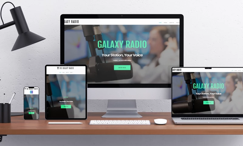 STL Website Development - The Galaxy Radio Webster University.
