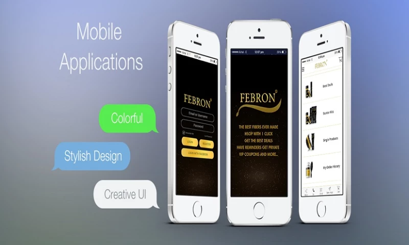 Ecommerce Portal Hair Fiber Web and App