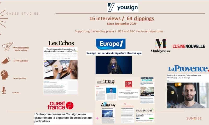 PR and Communication campaign for Yousign
