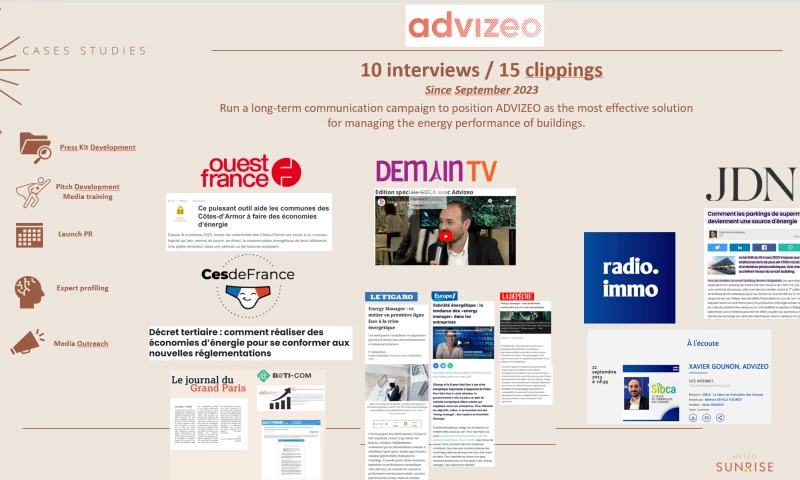 PR and Communication Campaign for Advizeo