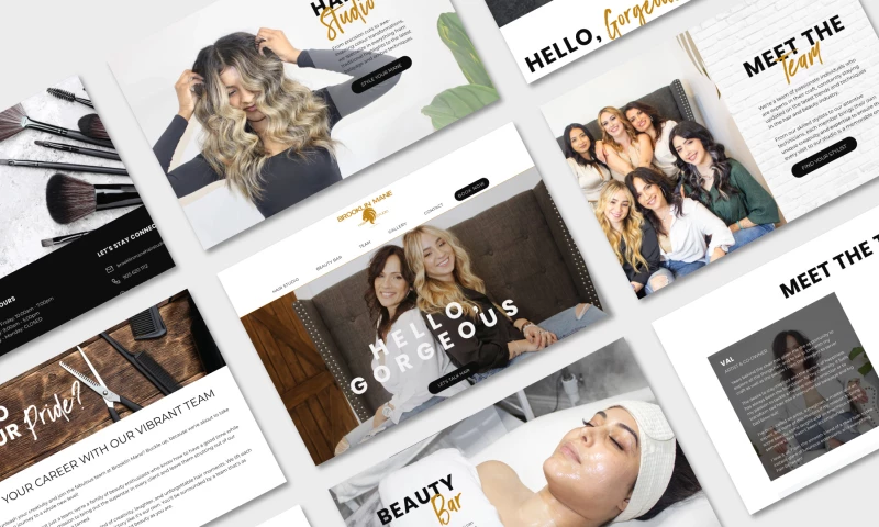 Brooklin Mane Hair Studio Website Design