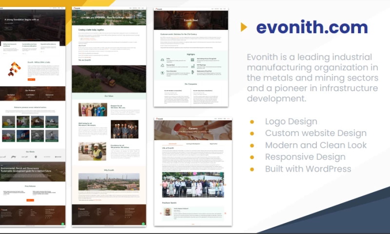 Webster Solutions - Evonith Steel