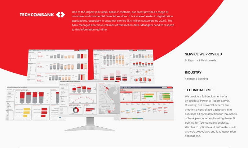 Techcombank BI Reports & Dashboards