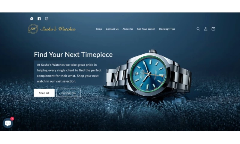 SashasWatches.com - WordPress