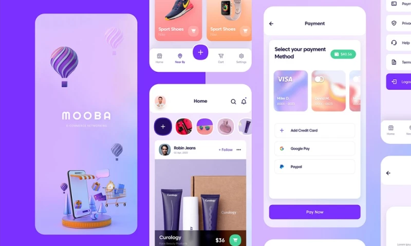 Delemont Studio - Mooba Shopping App Design and Development