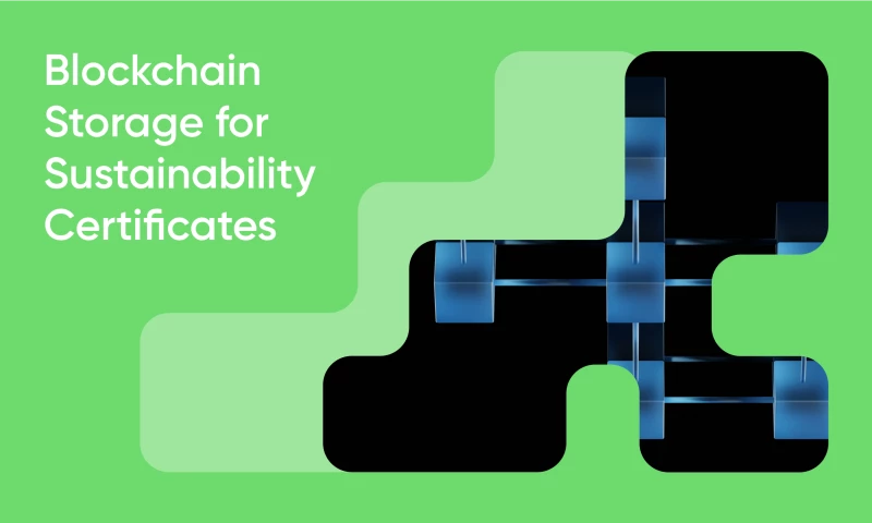 WaveAccess - Blockchain storage for sustainability certificates