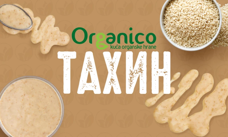 Organic Tahini Label Design