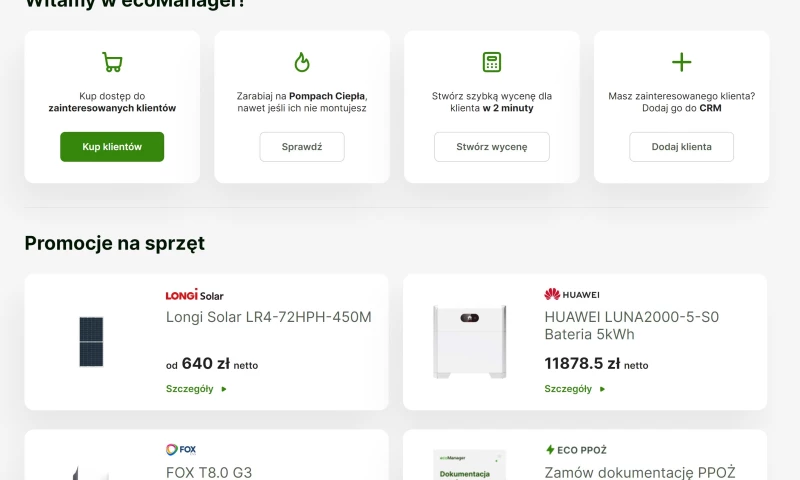 Alva Commerce - A Full-fledged CRM System From Scratch For EcoPros