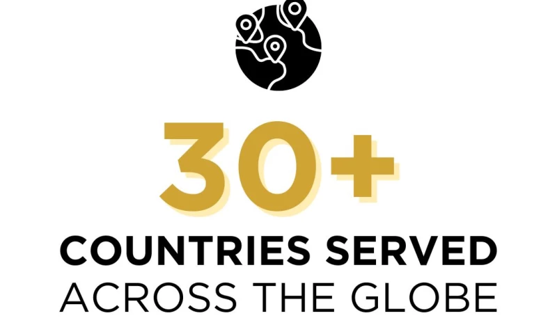 30+ Countries Served